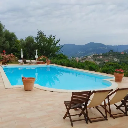 Altido Diana Junior With Swimmingpool Apartament Zoagli